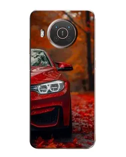 Чехол для Nokia X10 с картинкой «Осенняя BMW M4»