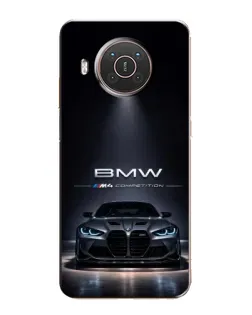 Чохол для Nokia X10 з картинкою «BMW крізь нічне місто» Чохол для Nokia X10 з картинкою «BMW крізь нічне місто»