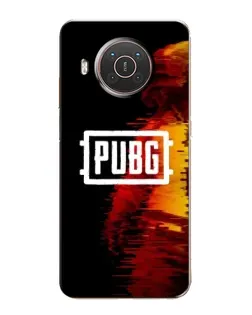 Чохол для Nokia X10 з картинкою «Яскравий логотип PUBG»