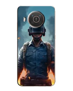 Чохол для Nokia X10 з картинкою «PUBG — реалістичний герой»