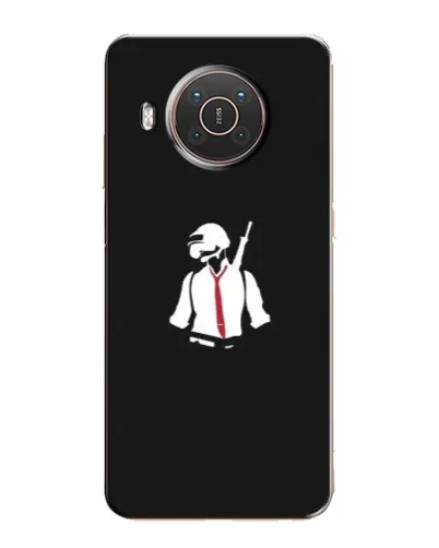 Чохол для Nokia X10 з картинкою «PUBG — силует воїна» Чохол для Nokia X10 з картинкою «PUBG — силует воїна»