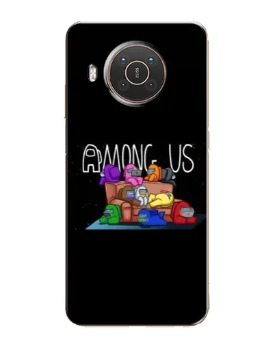 Чохол для Nokia X10 з картинкою «Логотип Among Us»