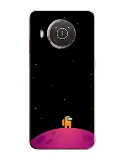Чохол для Nokia X10 з картинкою «Самотній герой на планеті»