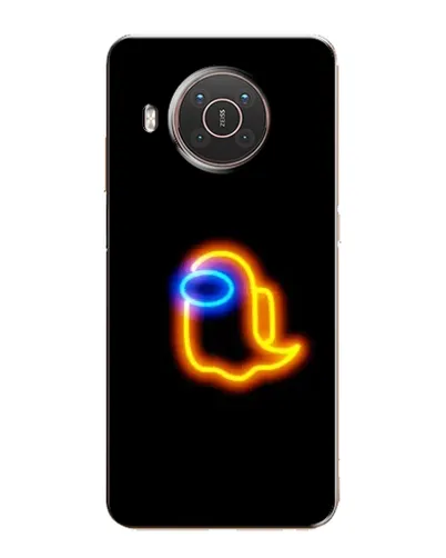 Чохол для Nokia X10 з картинкою «Among Us неонове сяйво»