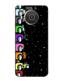 Чохол для Nokia X10 з картинкою «Команда Among Us»