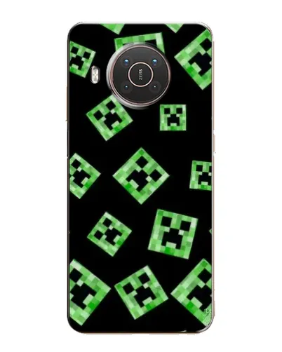 Чохол для Nokia X10 з картинкою «Паттерн з кріперами» Чохол для Nokia X10 з картинкою «Паттерн з кріперами»