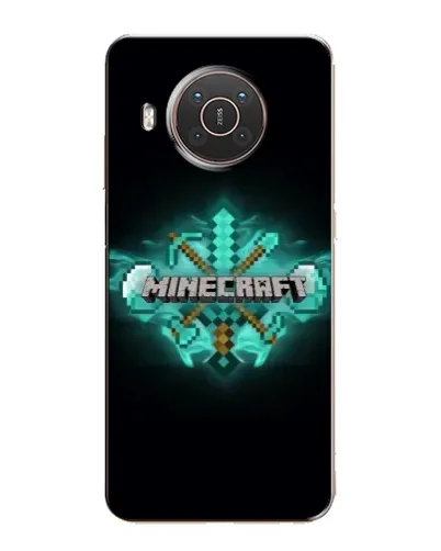 Чохол для Nokia X10 з картинкою «Minecraft Diamond лого» Чохол для Nokia X10 з картинкою «Minecraft Diamond лого»