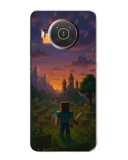 Чохол для Nokia X10 з картинкою «Стів біля вежі»