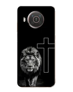 Чехол для Nokia X10 с картинкой «Лев и Крест» Чехол для Nokia X10 с картинкой «Лев и Крест»
