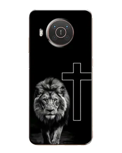 Чехол для Nokia X10 с картинкой «Лев и Крест»