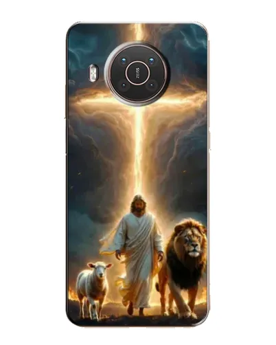 Чехол для Nokia X10 с картинкой «Лев Иуды и Свет»