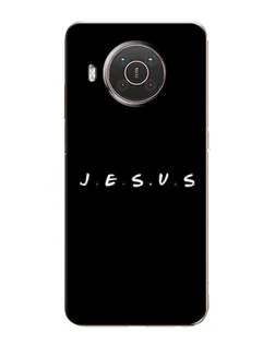 Чехол для Nokia X10 с картинкой «Точки веры J.E.S.U.S.»