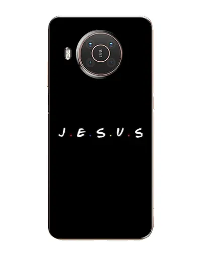 Чехол для Nokia X10 с картинкой «Точки веры J.E.S.U.S.»