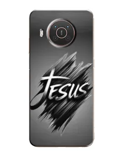 Чехол для Nokia X10 с картинкой «Надпись Jesus Graffiti»