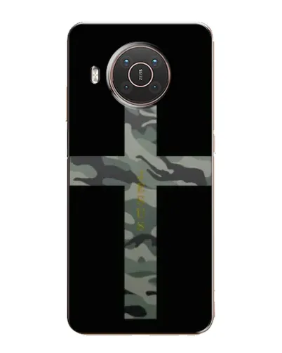Чехол для Nokia X10 с картинкой «Милитари Крест»