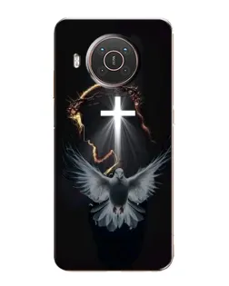 Чехол для Nokia X10 с картинкой «Голубь и Свет»