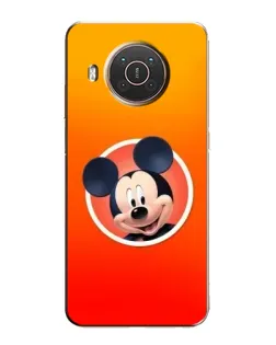 Чехол для Nokia X10 с картинкой «Mickey в круге»