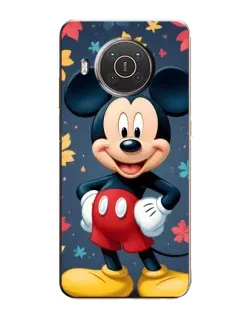 Чехол для Nokia X10 с картинкой «Осенний Mickey Mouse»