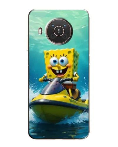 Чехол для Nokia X10 с картинкой «Спанч Боб на гидроцикле» Чехол для Nokia X10 с картинкой «Спанч Боб на гидроцикле»