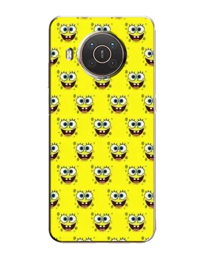 Чехол для Nokia X10 с картинкой «Паттерн Губка Боб» Чехол для Nokia X10 с картинкой «Паттерн Губка Боб»