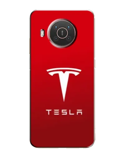 Чехол для Nokia X10 с картинкой «Tesla Red Classic»