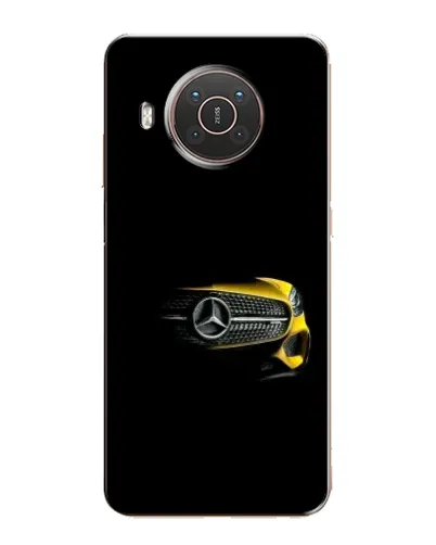 Чехол для Nokia X10 с картинкой «Mercedes — ретро стиль»