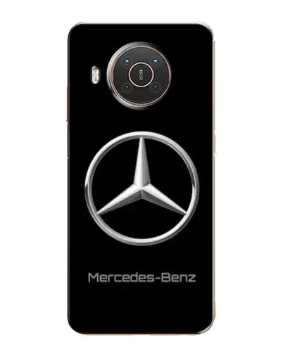 Чехол для Nokia X10 с картинкой «Mercedes Silver Logo»