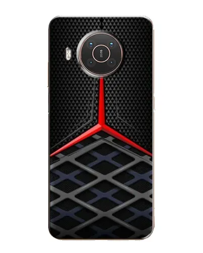Чехол для Nokia X10 с картинкой «Mercedes Carbon Grid»