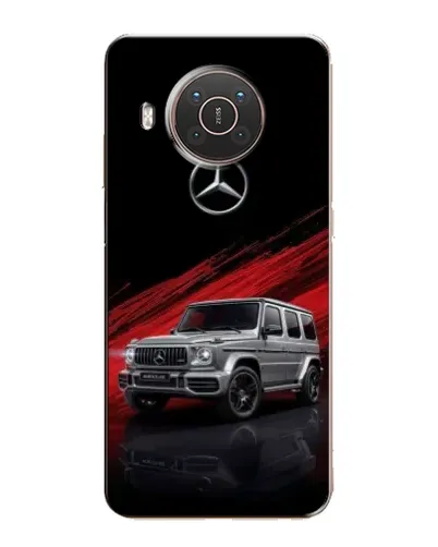 Чехол для Nokia X10 с картинкой «Mercedes G-Class красный»