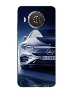 Чехол для Nokia X10 с картинкой «Mercedes EQ — будущее»