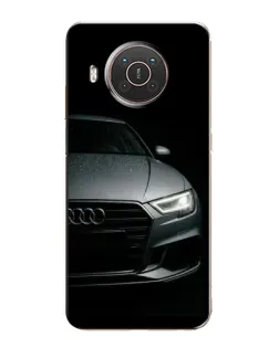 Чехол для Nokia X10 с картинкой «Audi — детализация кузова»