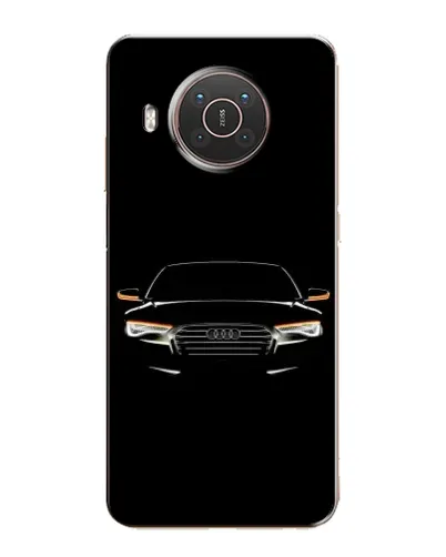 Чехол для Nokia X10 с картинкой «Audi — ночной контур»