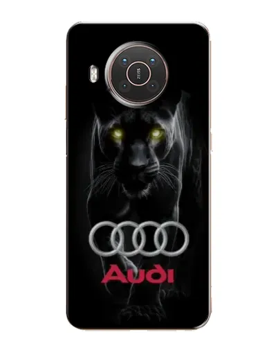 Чехол для Nokia X10 с картинкой «Пантера и Audi»