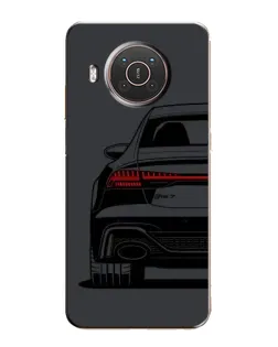 Чехол для Nokia X10 с картинкой «Задняя часть Audi — арт»