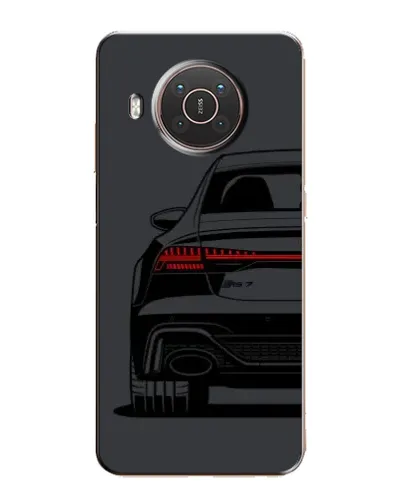 Чехол для Nokia X10 с картинкой «Задняя часть Audi — арт»