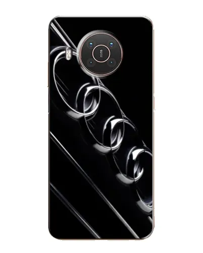 Чехол для Nokia X10 с картинкой «Audi — абстрактные кольца»