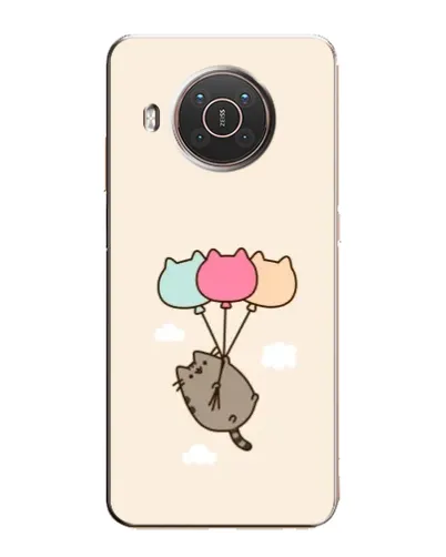 Чехол для Nokia X10 с картинкой «Пушин на шариках»
