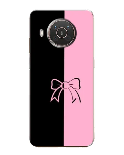Чехол для Nokia X10 с картинкой «Половинки банта» Чехол для Nokia X10 с картинкой «Половинки банта»