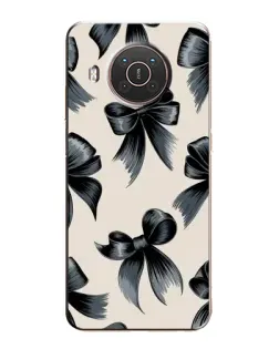 Чехол для Nokia X10 с картинкой «Банты Coquette»