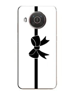 Чехол для Nokia X10 с картинкой «Вертикальный бант»