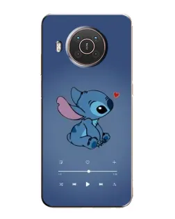 Чехол для Nokia X10 с картинкой «Музыкальный Stitch»