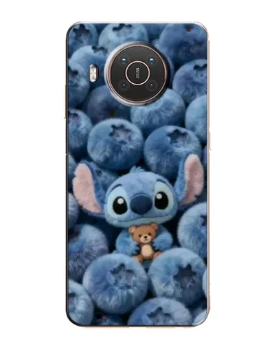 Чехол для Nokia X10 с картинкой «Стич и голубика» Чехол для Nokia X10 с картинкой «Стич и голубика»
