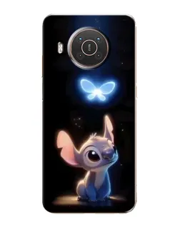 Чехол для Nokia X10 с картинкой «Сияющий Стич»