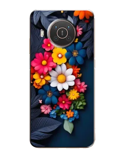 Чехол для Nokia X10 с картинкой «Цветочная феерия»
