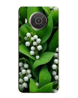 Чехол для Nokia X10 с картинкой «Ландыши в зелени»