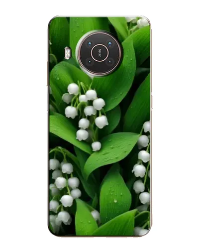 Чехол для Nokia X10 с картинкой «Ландыши в зелени»