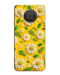 Чехол для Nokia X10 с картинкой «Ромашковое солнце»