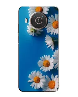 Чехол для Nokia X10 с картинкой «Белоснежные маргаритки»