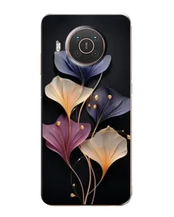 Чехол для Nokia X10 с картинкой «Лиловые цветы грации»