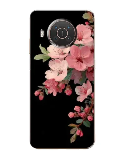 Чехол для Nokia X10 с картинкой «Розовая ветка сакуры»